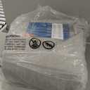 8x10 Modern Abstract Rug Faux Wool Accent Ultra Soft Machine Washable Rug Non Slip Non Shedding for Bedroom Dining Room Office Home, Grey