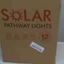 BITPOTT Bright Solar Pathway Lights, 12 Pack Solar Lights Outdoor Waterproof IP65, Auto On/Off Outdoor Garden Decorative Landscape Lighting for Walkway Driveway Lawn Patio Yard