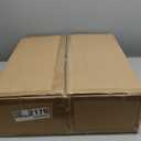 KAWIND Home Dark Walnut Solid Wood End Table with Charging Station Compact Side Table with 2 USB Ports & 2 AC Outlets Ideal for Living Rooms & Bedroom Light Assembly