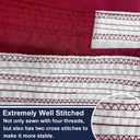 Bradford Large American Flag 15x25 ft Embroidered Stars USA US Flags Outdoor Heavy Duty Nylon Huge US Flags with 5 Brass Grommets