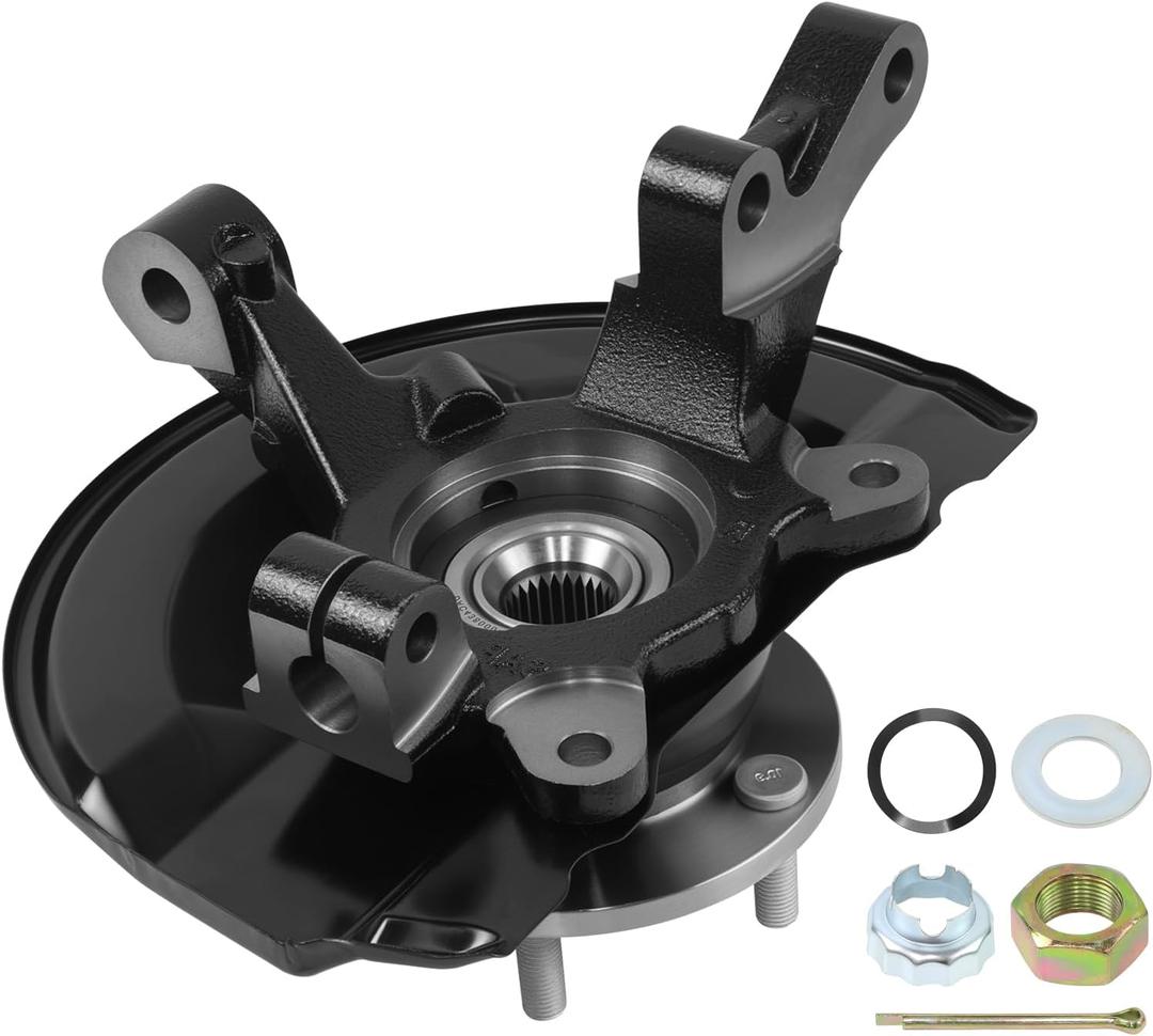 3870A007 Front Steering Knuckle Wheel Bearing Hub Assembly Compatible with 2007-2018 Mitsubishi Outlander/ 2011-2017 Sport for 4605A009, 3880A018(Left Driver Side)
