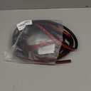 Black Rubber Weather Stripping Door Seal Strip, D Shape Door Weather Seal Strip, Self-Adhesive Soundproofing Frame Insulation Tape for Doors Frame/Window Seal,Blocks Cold Drafts Noise (23 feet)