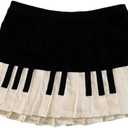 Piano Skirt Mini Skirts for Women High Waisted Whimsy Twee Skirt Y2k Harajuku Dark Coquette Aesthetic Grunge (Small, A-black-1)