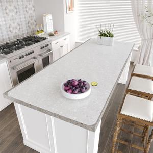 Warome Silicone Mat,78.7x 23.6 Heat Resistant Mats for Countertop,Extra Large Countertop Protector Mat, Cuttable Kitchen Counter Mat, Silicone Mats for Kitchen Counter/Crafts- White Translucent