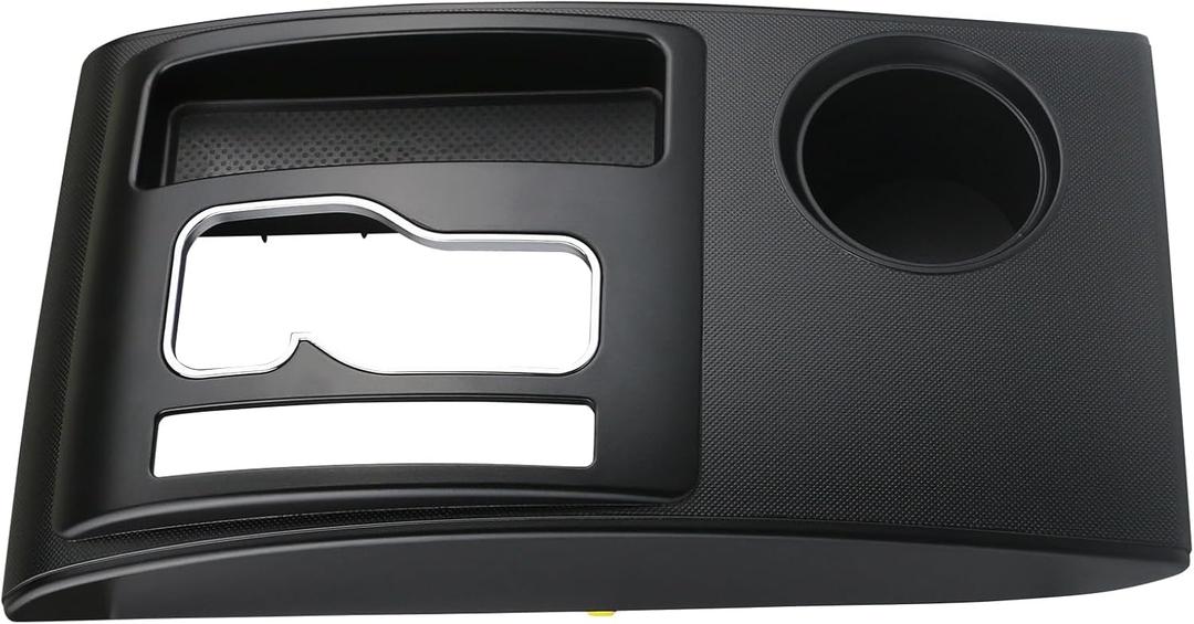 Osompar Black Center Console Shifter Bezel Shift Panel Cover Cup Holder Compatible with Toyota Tacoma 2005-2015 Gear Shift Trim