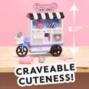 Disney Munchlings Candy Cart Playset with Lights, 13-Pieces, Color Change and Scented Figures, Kids Toys for Ages 3 Up by Just Play