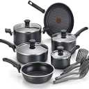 T-Fal Comfort Range 14pc Cookware Set, Stainless