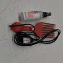 Shawty Red Low Heat Beard Grooming Growth Kit for Men, Hot Afro Comb, Skin Sensitive Adjustable Temperature Wooden Comb & Leave in Conditioner Spray for the Facial Hair Care (Watch The VIDEO)