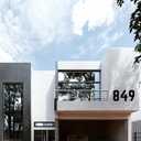 8 Inch Large Metal Letters, Metal House Letters, Modern Black House Address Letter for Outside, Outdoor Address Letter for Apartment Home Street Office Mailbox (C)