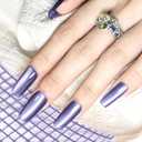 2 x JODSONE 16.5ml Cat Eye Gel Nail Polish Glitter Light Gray Magnetic Reflective Translucent Need U V Curing