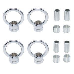 M10 Eye Nut Lamp Nut Light Fixture Part Chandelier Hook 4 M10*20 Hollow Screws +4 M10 to M12*10 Conversion Screws