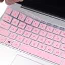 Keyboard Skin Compatible for 15.6" HP Laptop 15-fc 15-fd 15t-fd 15z-fc Series, HP Pavilion 15 15-eg/eh/er 15t-eg200/eg300 15z-eh300 Series, HP Pavilion 17z 17z-cp000 17z-ca200 17-cn 17-cp Series (Pink)