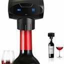 Electric Stoppers, Automatic Vacuum Pump, Reusable Bottle Stoppers Cork Saver Plug & Sealer, Best Gift for Lover