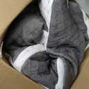 Memory Foam Pillows, Cervical Pillow for Neck and Shoulder Pain Relief, Ergonomic Contour Bed Pillow, Soft for Side Sleep Stomach Sleeping and Back Sleeper (Queen Size-24.8''Lx14.96''Wx5.78''H, Grey)