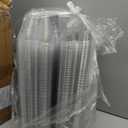 120 Pack Cheap Bulk Egg Cartons, 12 (2 * 6) Clear Plastic Egg Cartons, Can Accommodate Medium Size (Approx 2.2 oz) Eggs, For Family, Farm, Markets, Display2 * 6 120piece