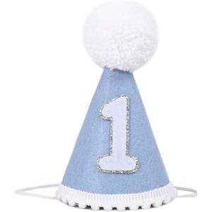 Boy/Girl 1st Birthday Hat - Baby First Birthday Party Decorations,One Party Hat For Boys/Girls