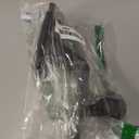 3-Way ATV/UTV Trailer Hitch Adapter with 2-Inch Ball, 3500 lbs., 3-in-1 Mounting Options, Compatible with Golf Carts, Garden Tractors, Lawn Mowers, 3 inch Rise, Matt Black