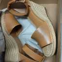 Vince Camuto Women's Footwear Leera Espadrille Wedge Sandal, Tan, 8 US