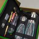 9Pcs Heavy Duty Glass Cutter Tool, Glass Cutting Kit, Glass Running Breaking Pliers, Breaker Grozer Pliers with Curved Jaws,Glass Cutters for Stained Glass, Mosaics, Fusing, Breaking