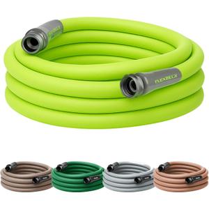 Flexzilla Garden Hose 5/8 in. x 25 ft., Lightweight All-Weather Water Hose, Durable and Flexible, Leak-Free Connections (Chartreuse)