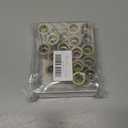 20PCS 1/2"-13UNC Rivet Nuts Carbon Steel Zinc Plated Rivets Nutsert Flat Head Rivnut Threaded Inserts Nut (Yellow, 1/2"-13)