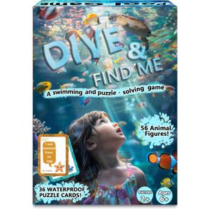Dive & Find Me The Pool Toys Game - A Swimming to Find That Animal Game (Ultimate Edition - Swimming Pool & Outdoor Water Toys - Age 6, 7, 8, 9, 10, 11, 12 & Up)