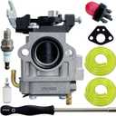 Ruixing OEM 531147180 Carburetor Kit for Husqvarna 150BT 345BT 150BT Mark II Blower 2022-Present Backpack Blowers Tune-up Parts