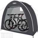 UNP Bike Storage Shed Tent, Portable Outdoor Bike Storage Tent with 210D Oxford Thick PU4000 Waterproof for 2-3 Bikes, Bike Covers Storage Shed Tent for Bicycles, Lawn Mower, Garden Tools