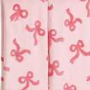 2 Pack Bow Hand Towels Kitchen Towel Pink Bowknot Dish Towel for Bathroom Hand Drying Kitchen Cleaning Gift Set, 29.5 x 13.7 Inch