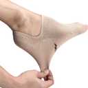 Pro Mountain Thin No Show Socks Seamless Wide Toe Box 6 Pack Liner Unisex Size S to X-Large Cotton Footies (Medium)