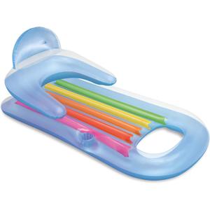 Intex King Kool Inflatable Lounge, 63" X 33.5", 1 Pack (Colors May Vary)