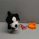 Electronic Interactive Plush Dog Toy, Realistic Robot Puppy Toy, Walking, Talking, Barking, Tail Wagging, Voice-Activated Control Stuffed Animal Pet Toys for Children Ages 3+