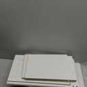 MOGELAFOO Small Bathroom Storage Cabinet, 30" Tall Freestanding Corner Floor Cabinet with 2 Doors & 5 Shelves (2 Adjustable), Narrow Toilet Paper Holder Organizer for Small Spaces, White