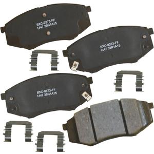 Bendix Premium SBC1447 Ceramic Front Brake Pads for Hyundai Tucson 2012-2010, Kia Sportage 2011