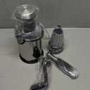 Joined Rotary Cheese Grater with Handle - Mandoline Slicer with 3 Stainless Steel Drum Blades-Vegetable Slicer Walnuts Grinder Cheese Shredder Round Mandoline with Peeler (Large)