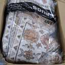 zesthome 6x9 Area Rug, Super Soft Washable Rugs for Living Room, Non-Slip Stain Resistant Vintage Rugs, Ultra-Thin Large Area Rugs (Orange,6'x9')