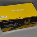 Leaf Blower, Electric Cordless Leaf Blower with 2 Batteries and Charger, 2 Speed Mode, Lightweight Leaf Blowers for Blowing Leaves, Lawn Care, Patio Cleaning and Dust (Yellow)