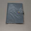 Aesthetic A5 Binder with 6 Golden Rings - Refillable & Sturdy Planner w Pockets Keeps You Perfectly Organized - Mini Notebook with Magnetic Closure Works Great as Photocard Binder for All Your Cards (Blue)