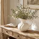 Large Ceramic Flower Vase Home Decor - Farmhouse Table Vases