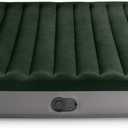 Intex 66103WL 10in Queen Durabeam Prestige Air Mattress Bed with Internal Fastfill USB Powered Pump