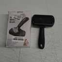 Self Cleaning Shedding Brush - Skin Friendly Grooming Tool for Dogs, Cats, and Puppies, Deshedding and Hair Removal for Long and Short Haired Pets, Black