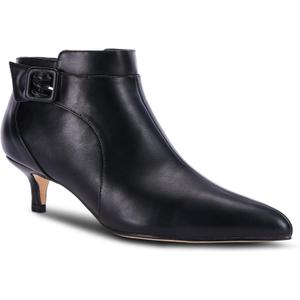 Juliet Holy Womens Pointed Toe Ankle Boots Kitten Heels Faux Suede Booties Side Zipper Dress Shoes (7.5, Cool Black)