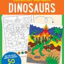 Color-By-Number! Dinosaurs (50 unique, one-sided designs)