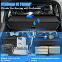 AUXKO Retractable Cargo Cover for Volvo XC90 2026-2016, Carbon Fiber