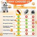 Dog Bark Deterrent Devices, Anti Barking Device for Dogs, 2025 Ultrasonic Upgraded 3 in 1 Dog Bark Deterrent, Sonic Trainer to Correct Dog's Bad Behavior for Outdoors Indoor Safely (Rechargeable) (Black And Orange)