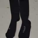 Physix Gear Compression Socks 20-30 mmHg - Men & Women - Running, Nurses, Shin Splints, Flight, Travel (Black), Size: S/M