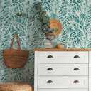 Tempaper Green Grassroots Removable Peel and Stick Wallpaper, 20.5 in X 16.5 ft, Made in The USA