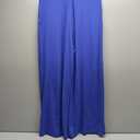 LYANER Women's Elegant Crewneck Sleeveless High Waist Long Wide Leg Pant Jumpsuit Romper, Royal Blue, X-Large