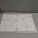 Science Supplies White 1.5 Inch 3 Ring Binder with Clipboard Round Basic Binders Holds Holds 200 Sheets for Office Supplies Work, OneSize2 (Multicolored)