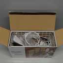 Hair Dryer Holder Cabinet Door 3-in-1 Adhesive Hair Tool Organizer Wall Mounted Adjustable Height Blow Dryer Holder Under Sink Bathroom Hair Appliance Organizer and Storage Countertop(White)